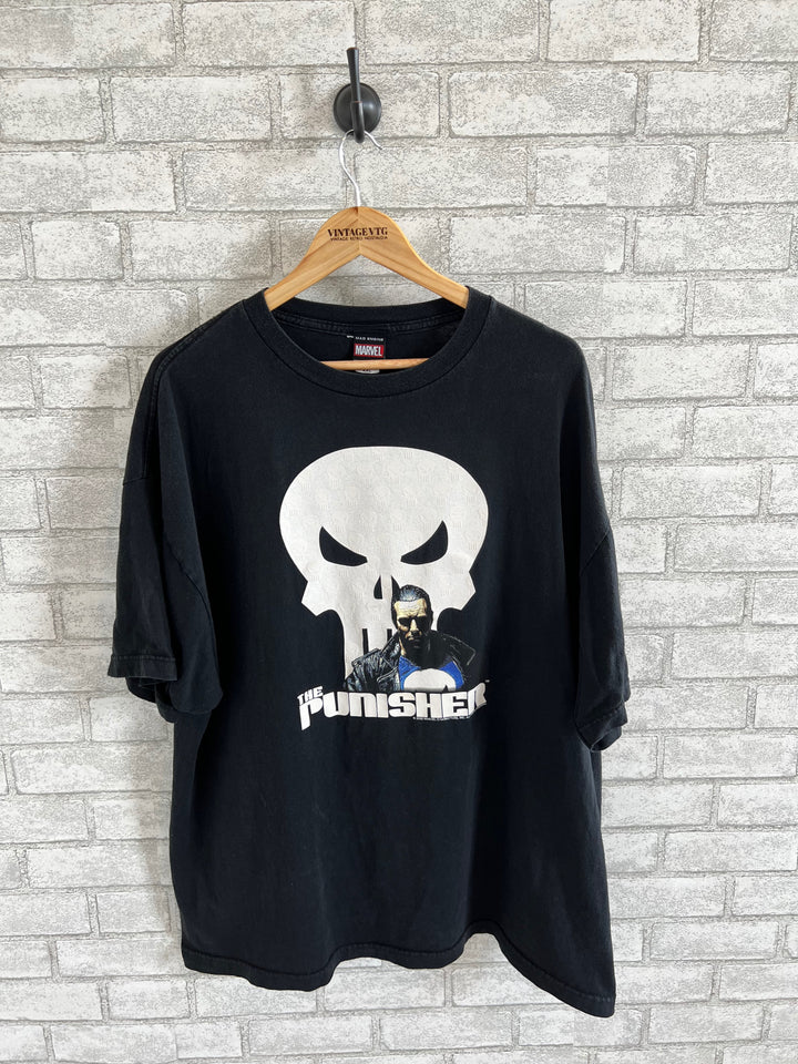 Vintage Marvel Mad Engine Punisher t shirt 2002. Large