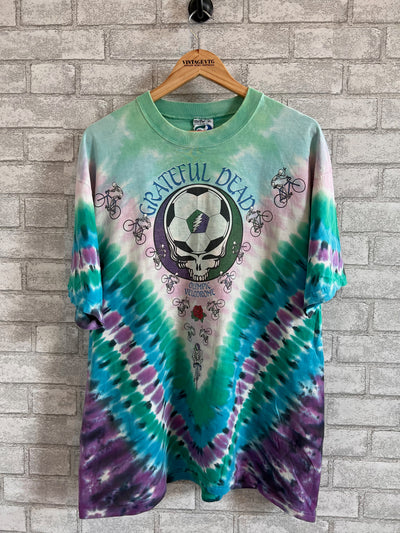 Vintage 1990 Grateful Dead Playing in The Field Los Angeles Tour T-shirt. XL