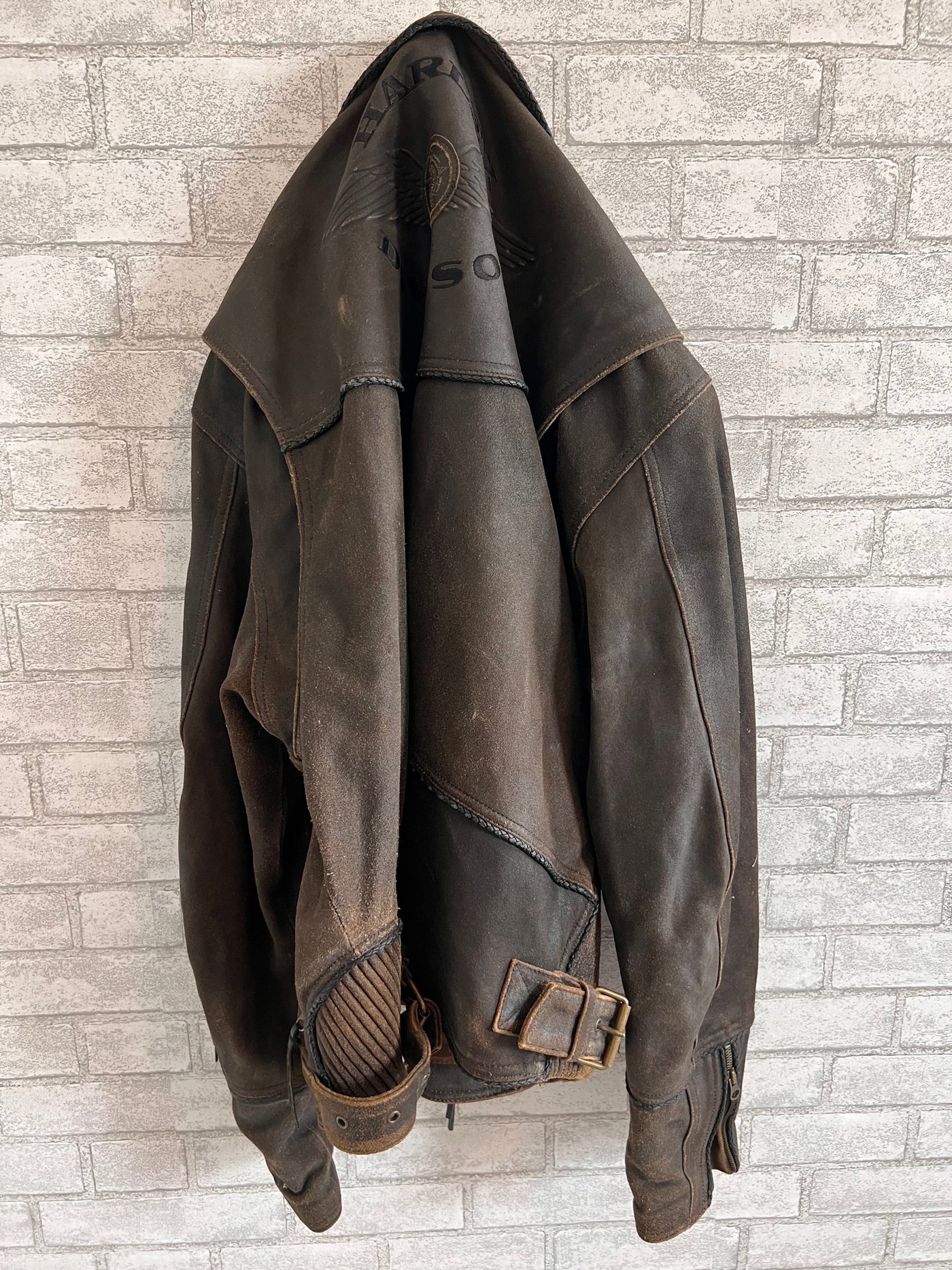 Rare Vintage Harley Davidson Billings Leather Jacket.
