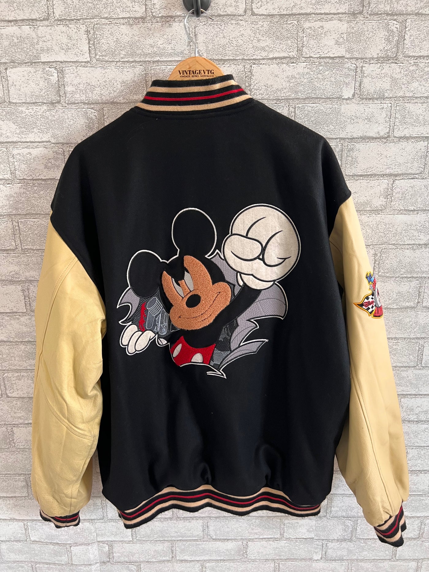 Vintage Mickey Race Across America Daytona 500 JH Jacket. Reversible Jacket.
