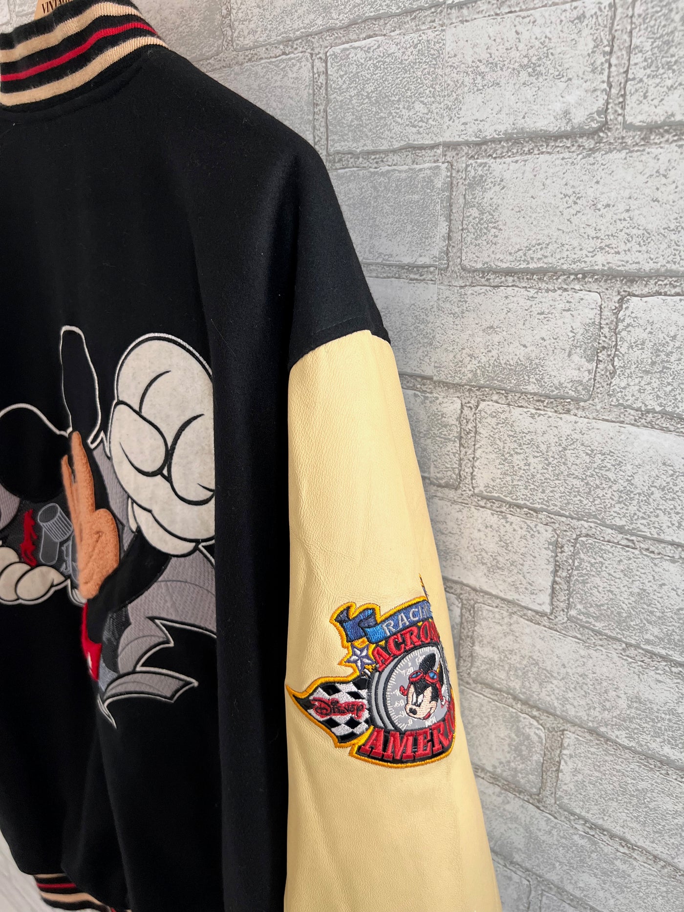 Vintage Mickey Race Across America Daytona 500 JH Jacket. Reversible Jacket.