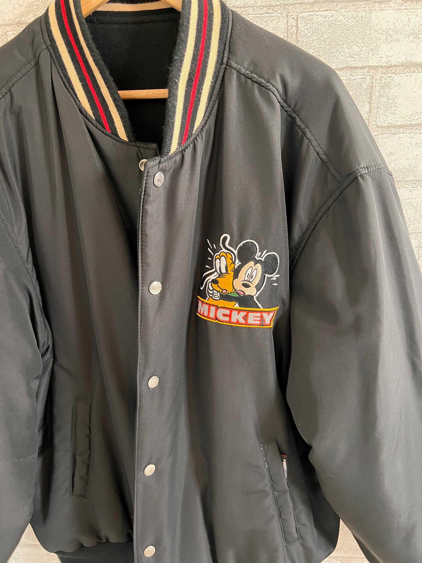 Vintage Mickey Race Across America Daytona 500 JH Jacket. Reversible Jacket.