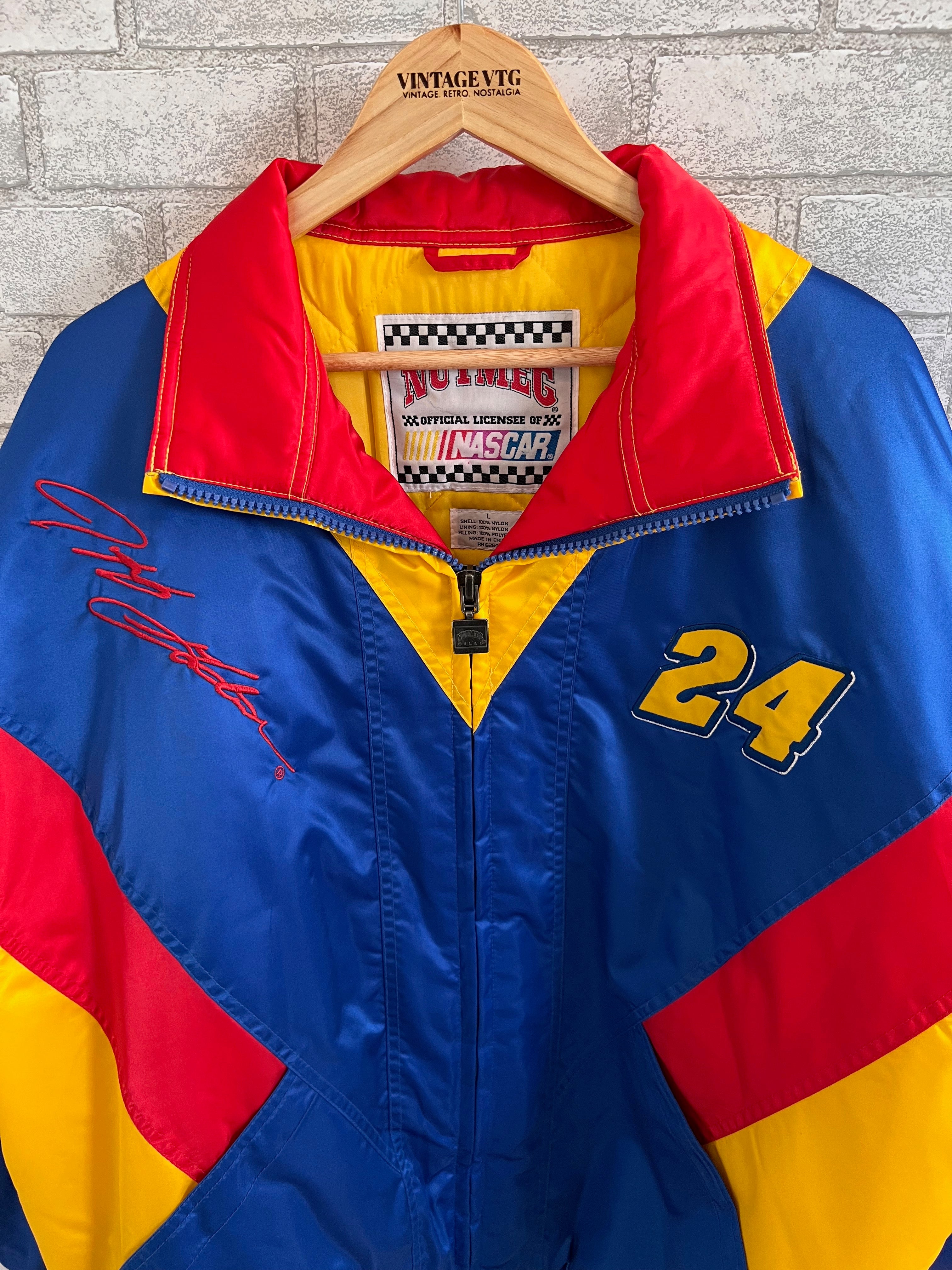 Vintage good NASCAR Jeff Gordon Jacket LARGE