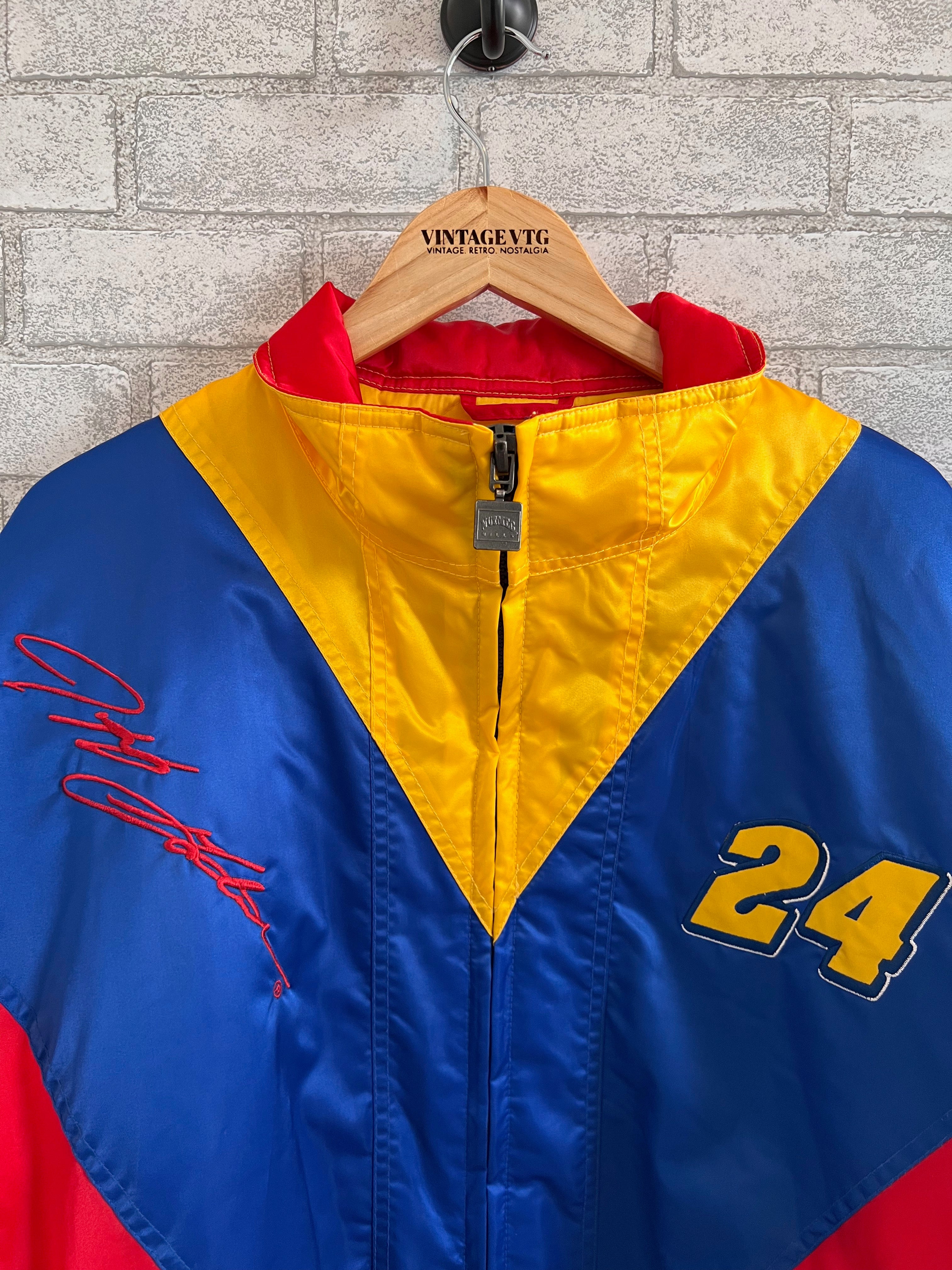 Vintage Nutmeg Nascar No. 24 Jeff Gordon Jacket. Large – Vintage VTG