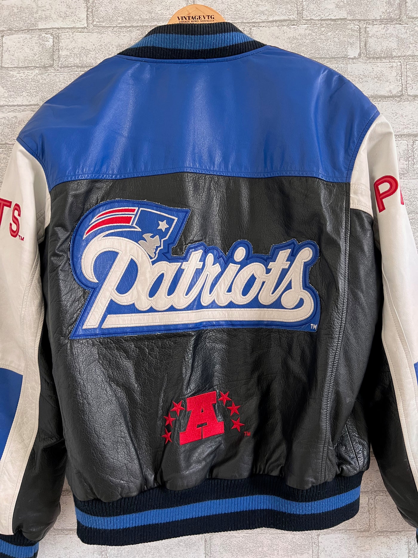 NFL New England Patriots Retro Wool Jacket 