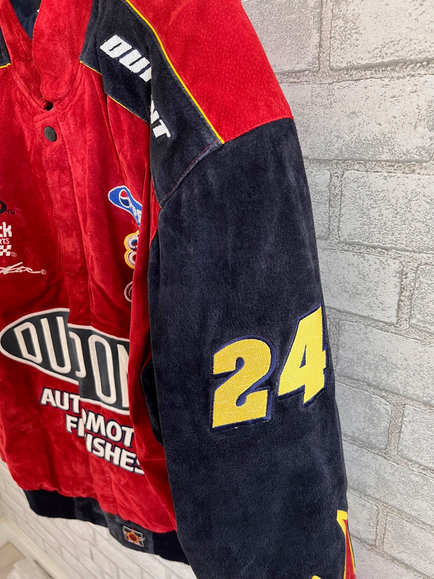 Chase Authentic JH Winston Cup Dupont Nascar #24 Leather Jacket XL