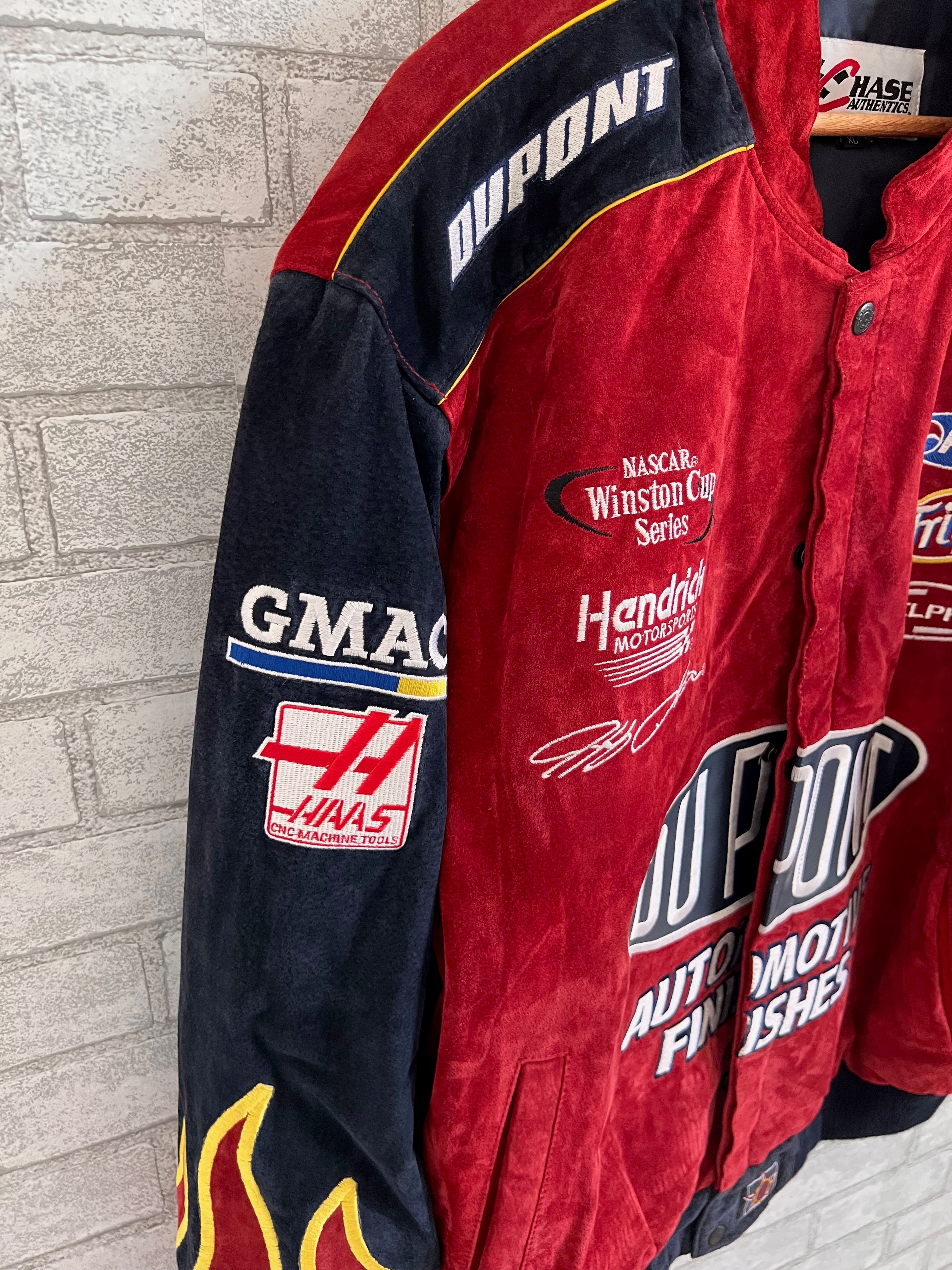 Chase Authentic JH Winston Cup Dupont Nascar 24 Leather Jacket XL