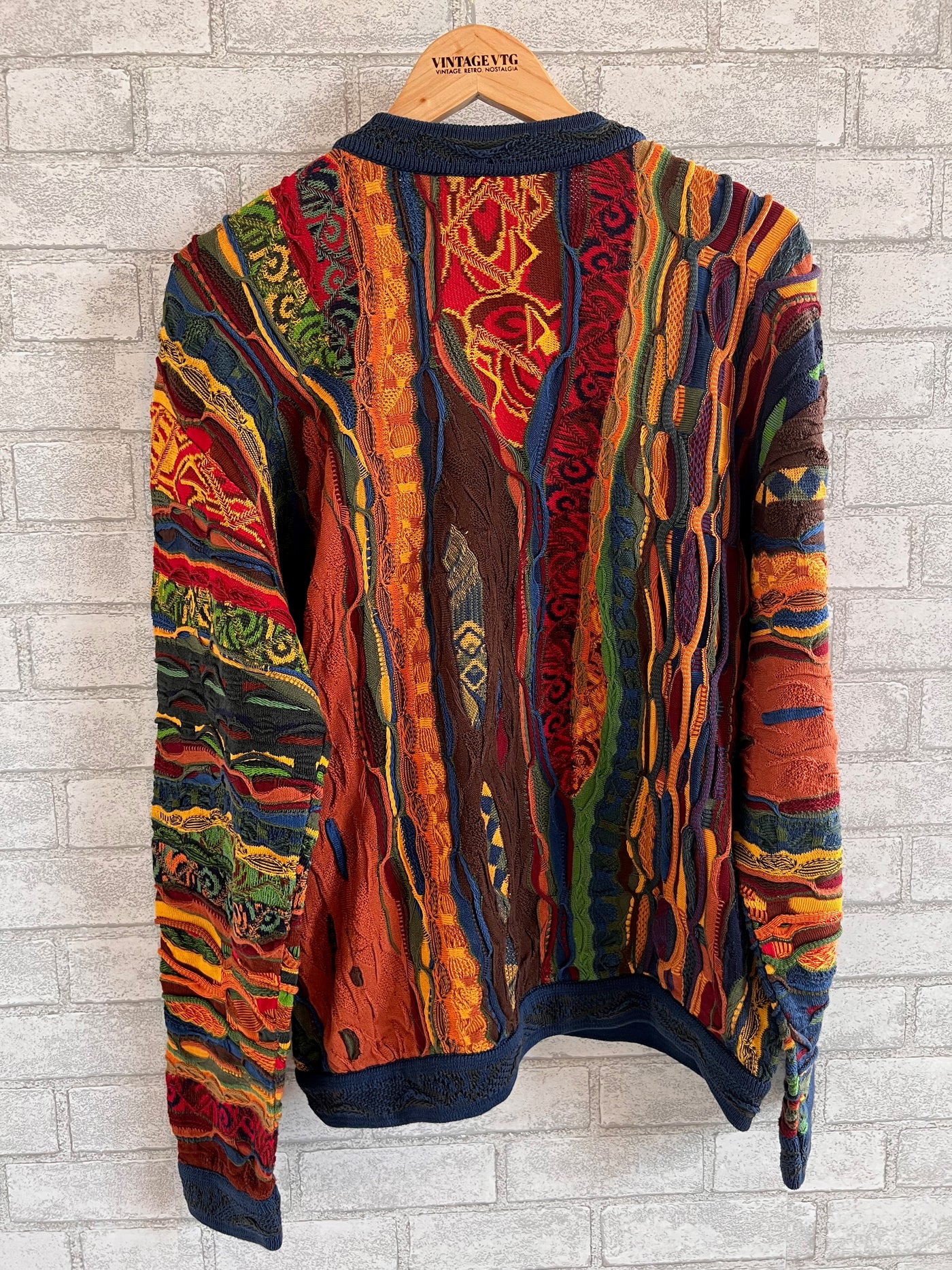 Vintage Coogi Multi Color Cotton Sweater