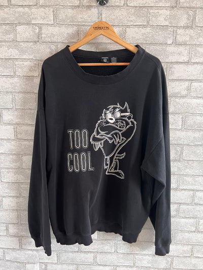 Vintage 90's TAZ Too Cool Sweatshirt. XL
