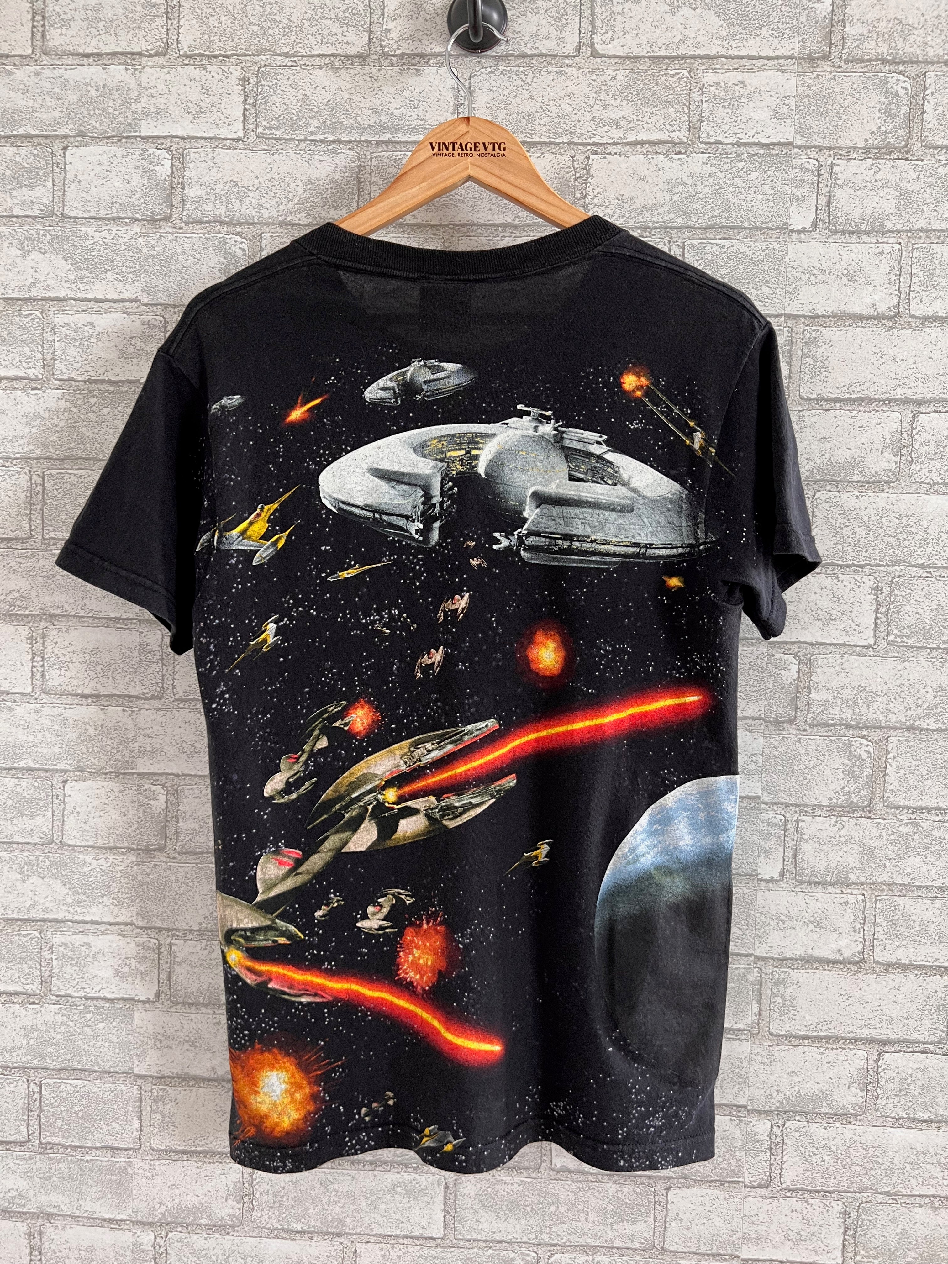 Vintage 90's Star Wars Episode 1 AOP Shirt. – Vintage VTG