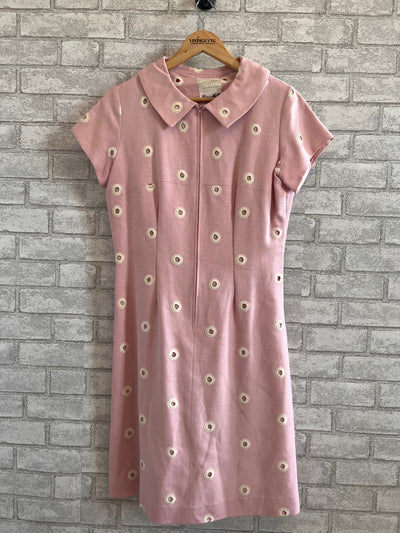 Pink Vintage 60's Norman Wiatt dress