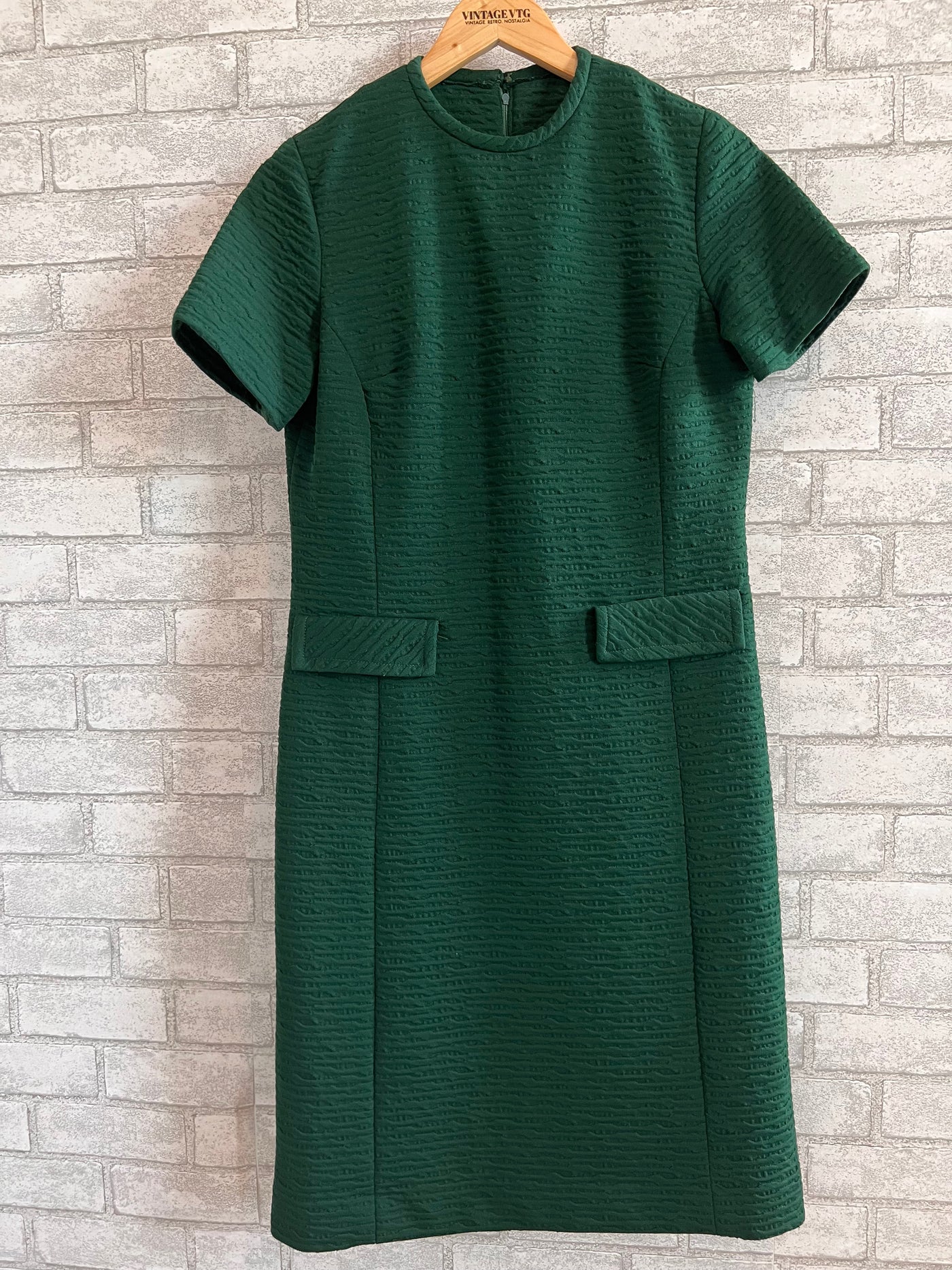 Vintage Roberta Lee 60's 70's 2 Piece Green Dress and Jacket
