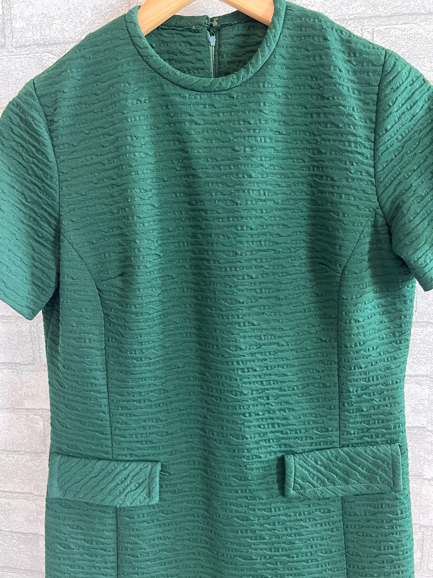 Vintage Roberta Lee 60's 70's 2 Piece Green Dress and Jacket