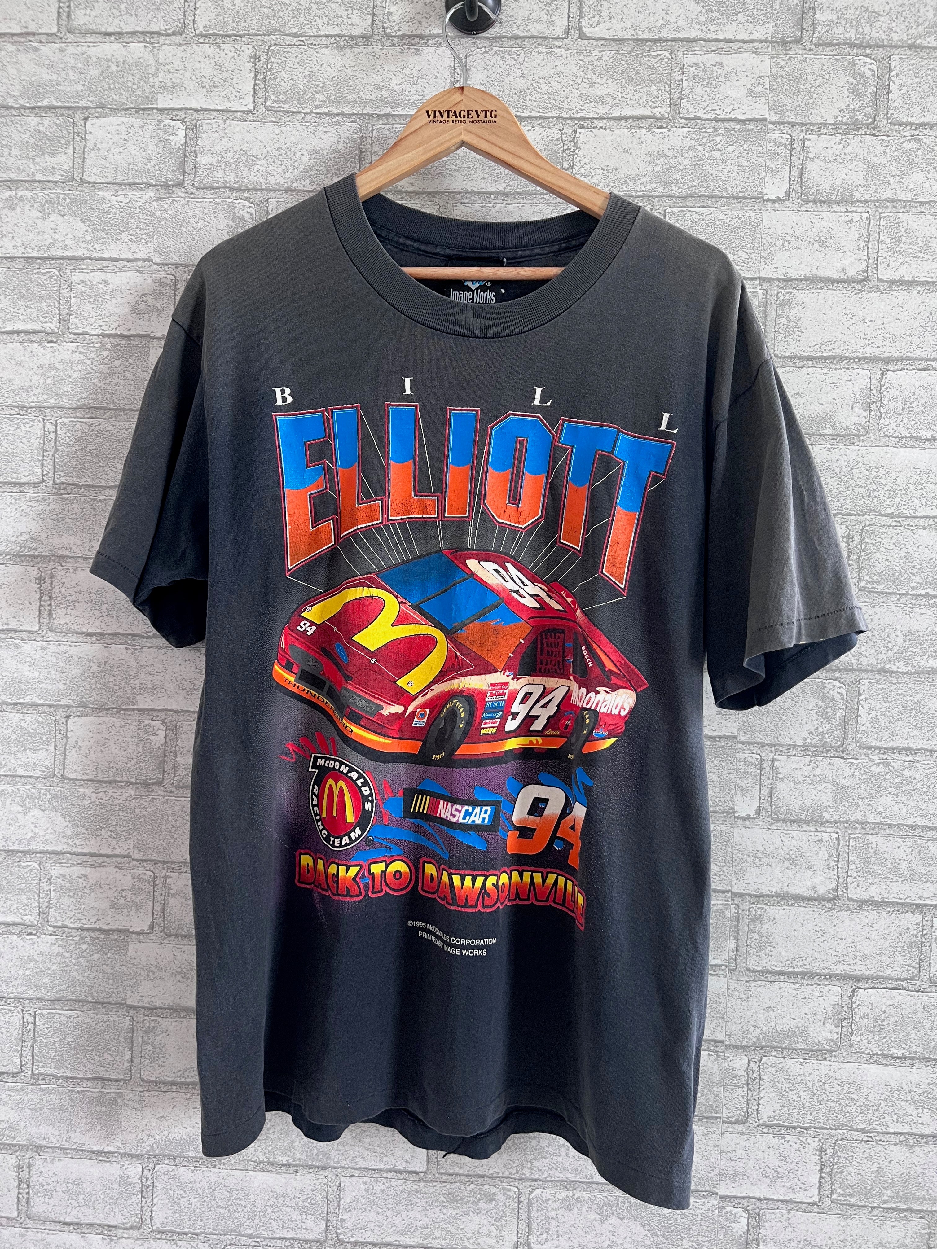 Vintage 1995 Bill Elliott McDonald's NASCAR T-Shirt