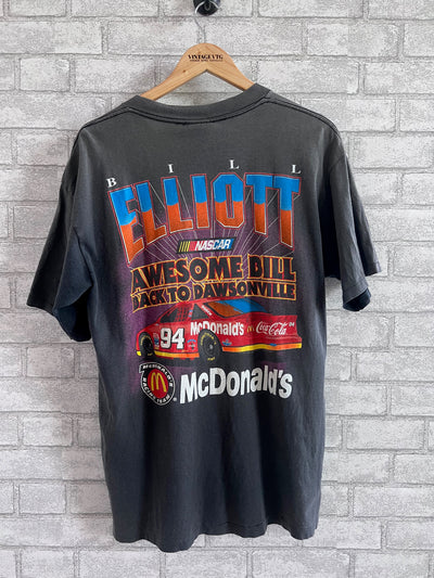 Vintage 1995 Bill Elliott McDonald's NASCAR T-Shirt