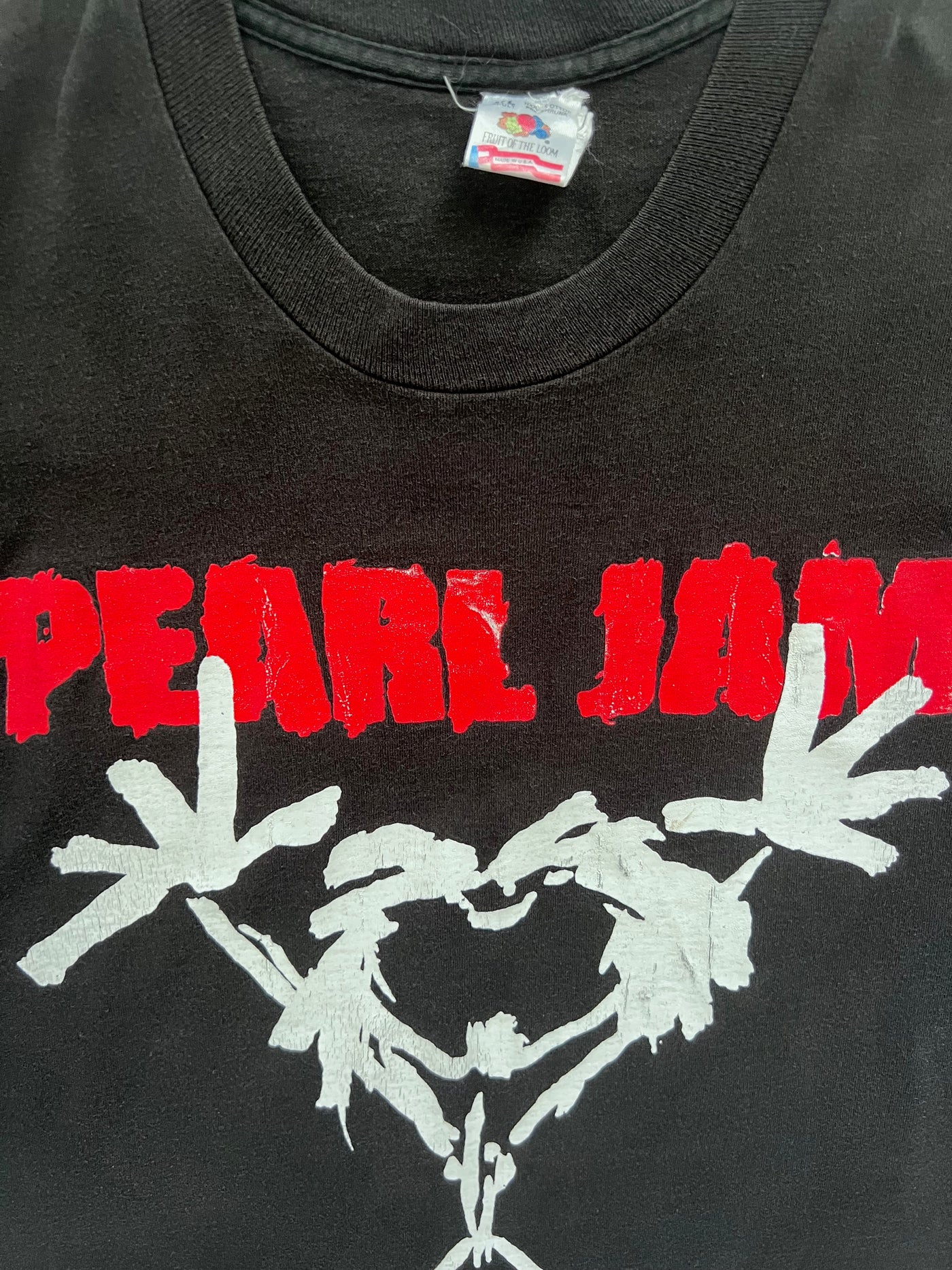 Vintage 1992 Pearl Jam Stick Man Tour Shirt. XL