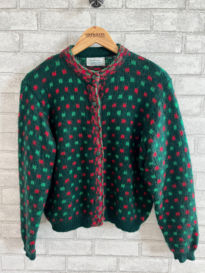 Vintage Women's United Colors Of Benetton Button down sweater