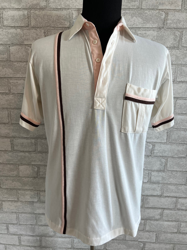 Vintage Royale-Air Cream Polo Shirt.