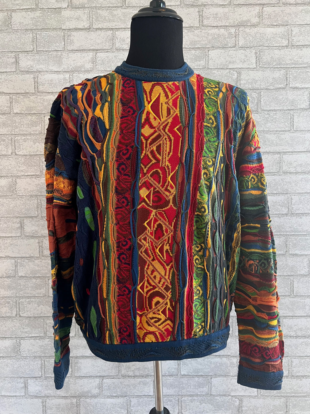 Vintage Coogi Multi Color Cotton Sweater