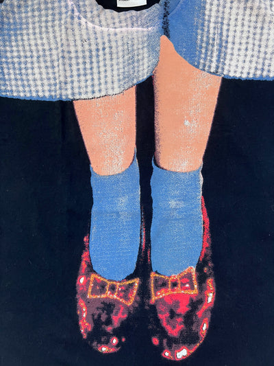 Vintage 90's Wizard of OZ Staley Desantis Dorothy Shoes T-shirt. Extra Large