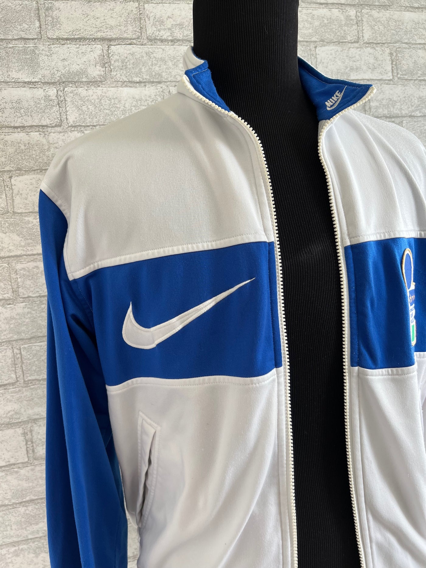 Vintage 1996 Nike Italy Football Soccer Jacket