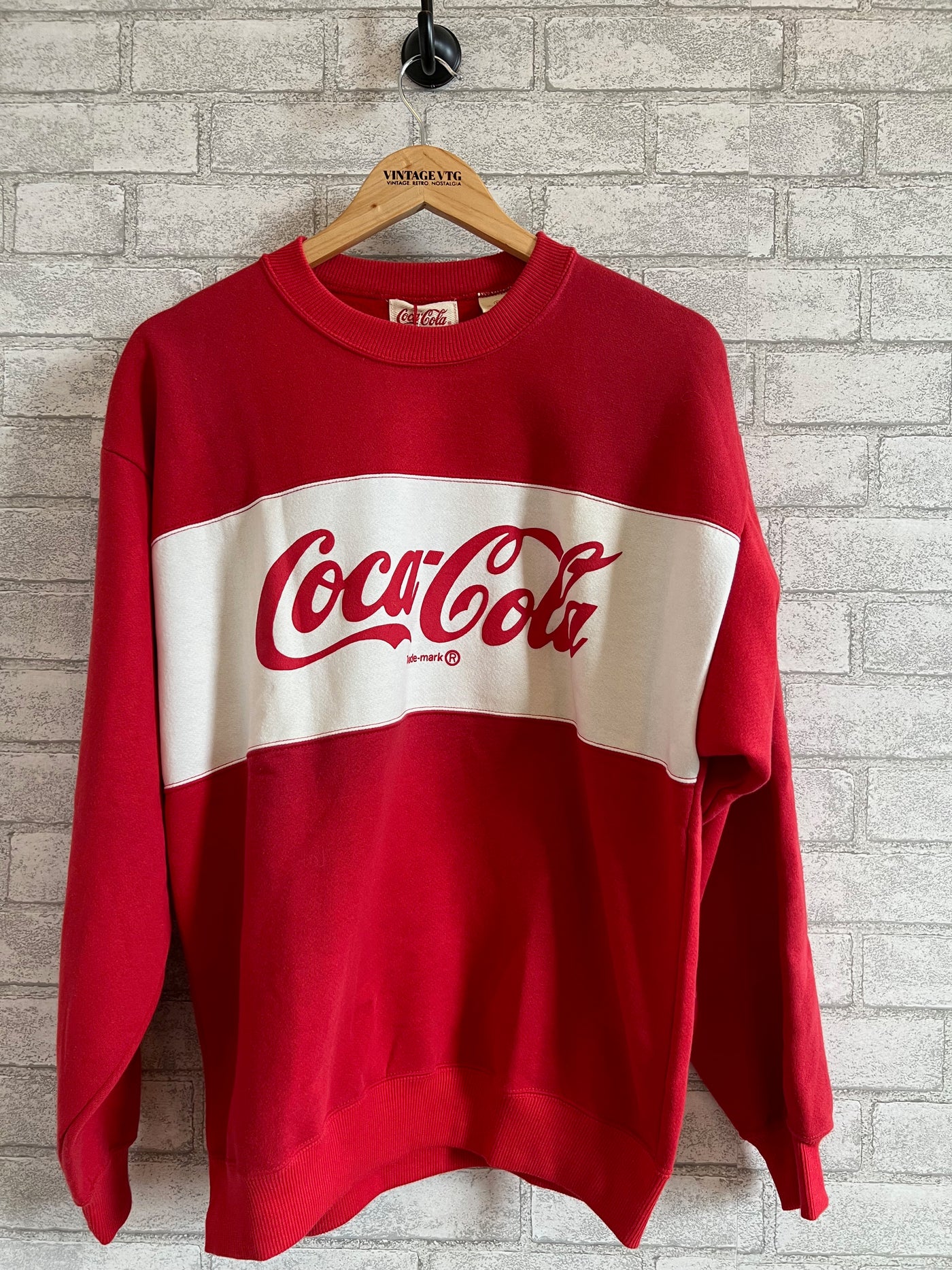 Vintage 80s-90s Coca Cola Sweatshirt.  New with Tag