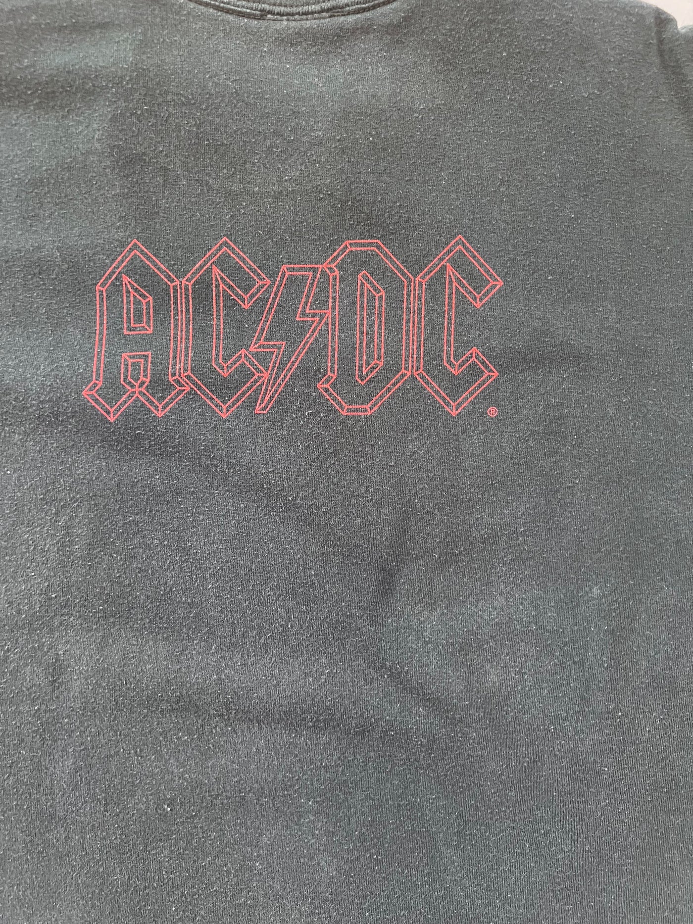 Vintage 90's AC/DC "Rock and Roll Ain't Noise Pollution" T-shirt. Black