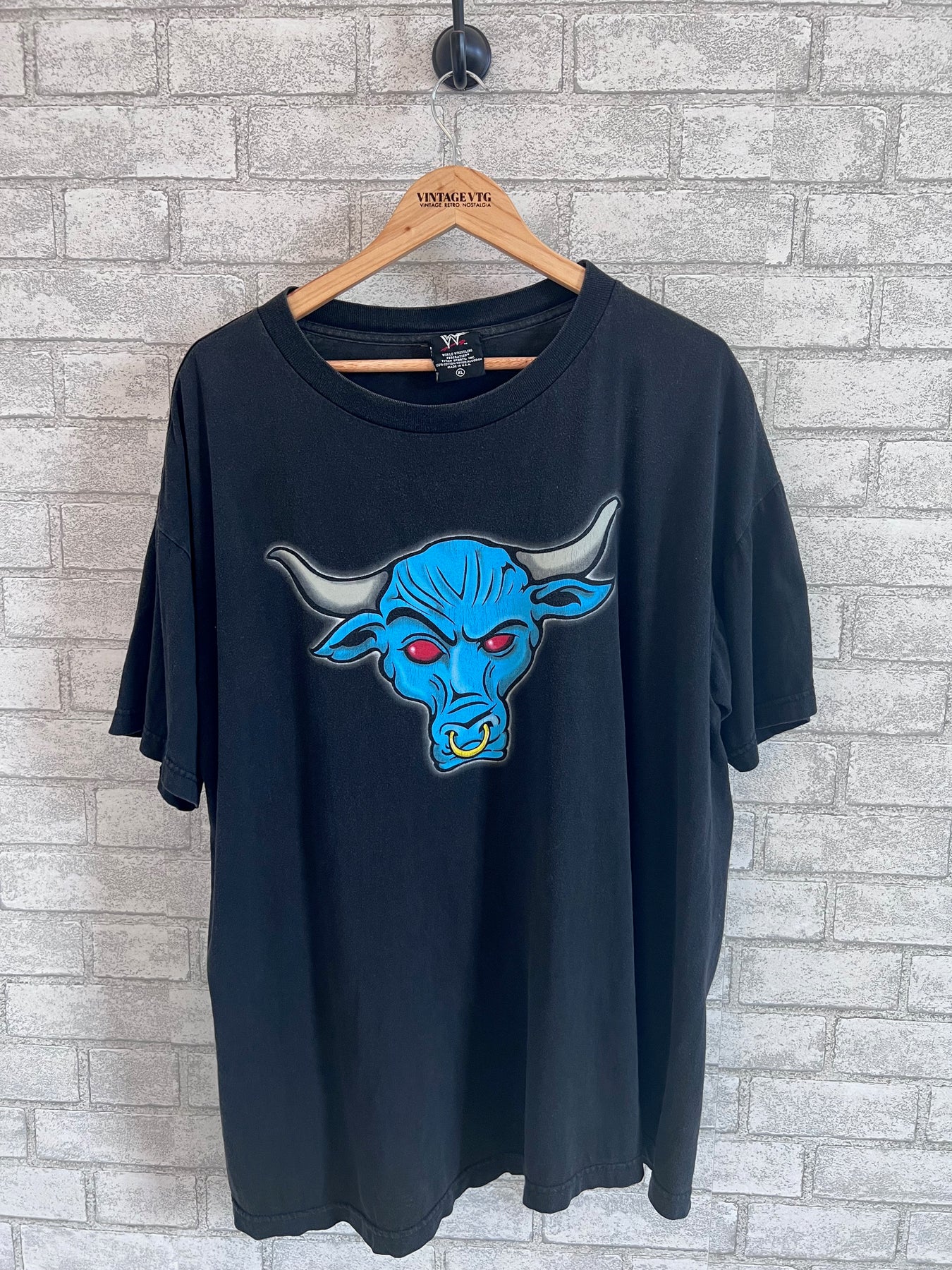 VINTAGE WWF THE ROCK T SHIRT 1998 layin the smack down VINTAGE WWF THE ROCK T SHIRT 1998 layin the smack down