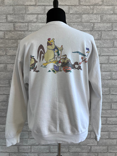 Rare Vintage Looney Tunes Sweatshirt. Double Sided