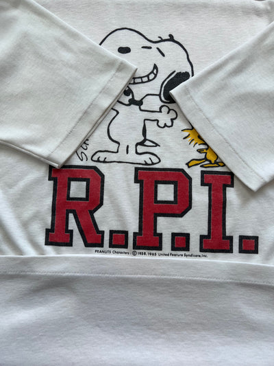 Vintage 80's SS Snoopy R.P.I. Cheers T-shirt
