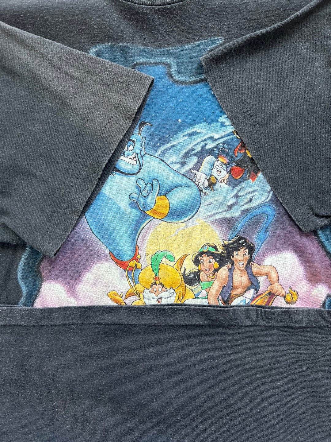 Rare Vintage Disney Aladdin T-shirt. Black Medium
