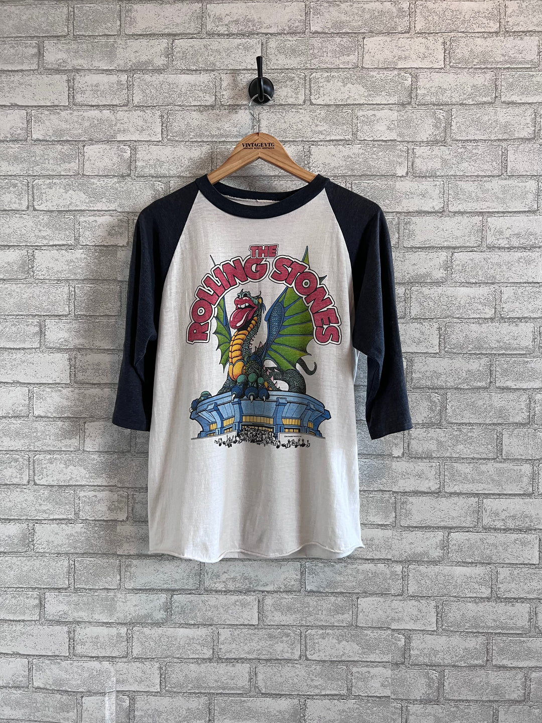 Rare Vintage T-shirt 1981 Rolling Stones ZZ TOP tour shirt