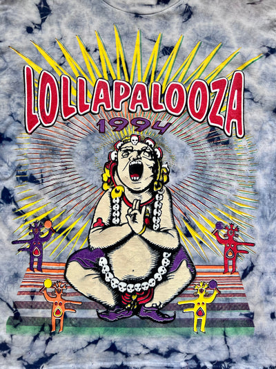Rare vintage 1994 Lollapalooza Smashing Pumpkins, Beastie Boys Festival Tie Dye T-shirt