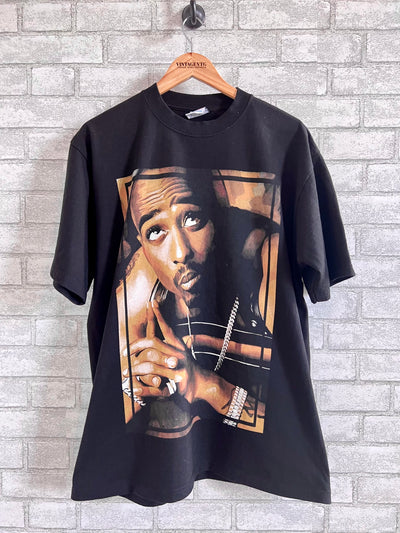 Rare Vintage Tupac "ONLY GOD CAN JUDGE ME!" double sided big print T-shirt