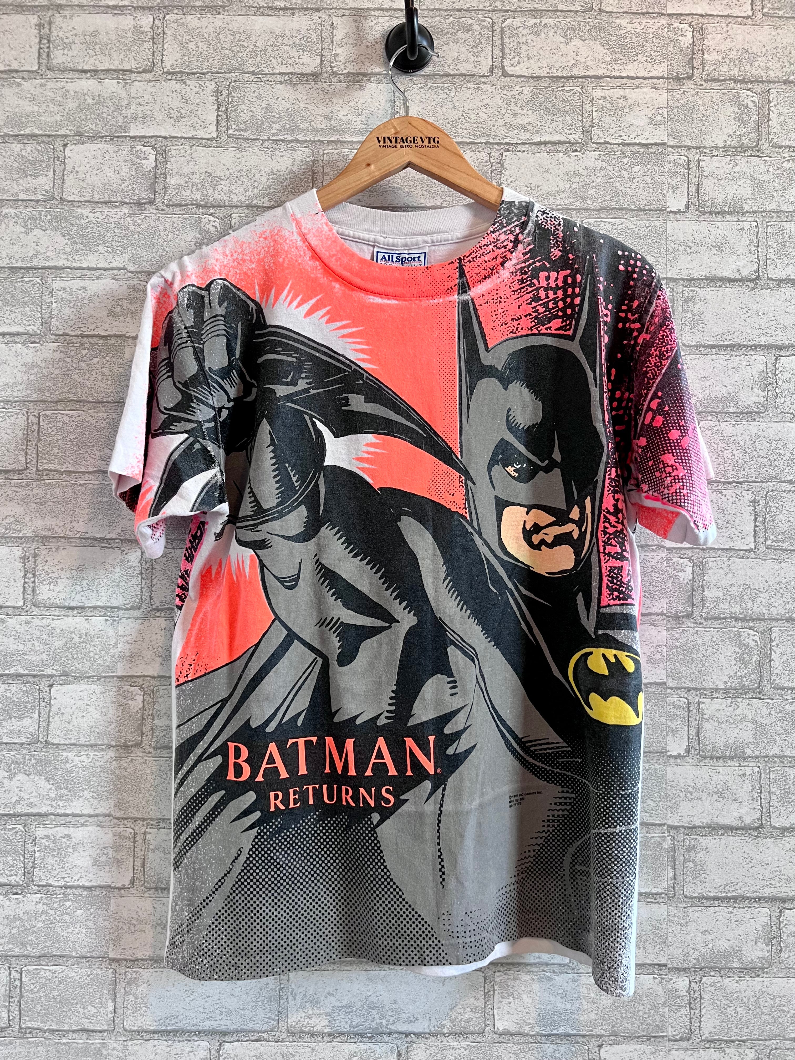1991 BATMAN RETURNS Tシャツ DCコミックス バットマン リターンズ 