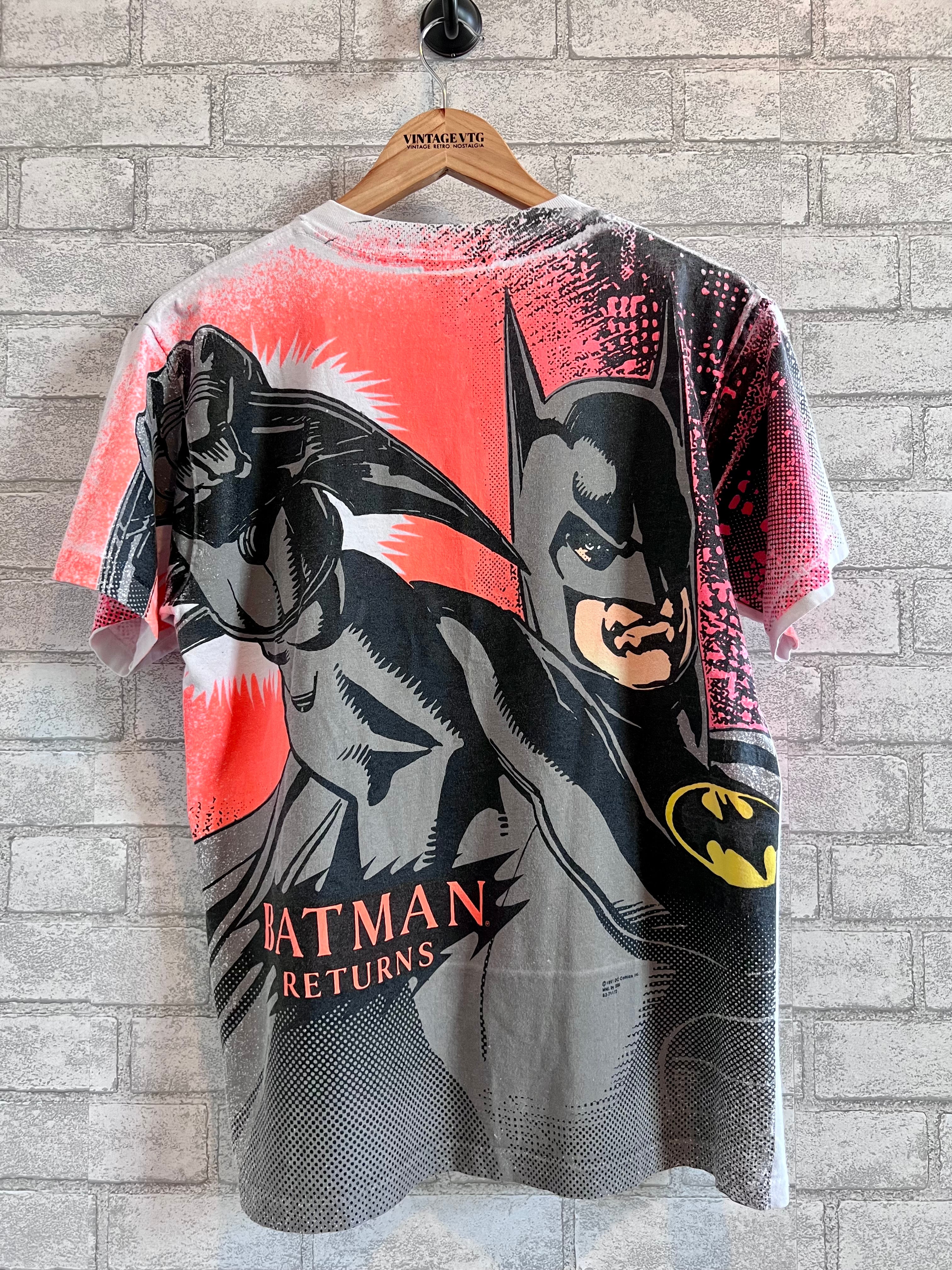 Vintage 1991 DC Batman Returns movie T-shirt – Vintage VTG Vintage 1991 DC Batman Returns movie T-shirt – Vintage VTG
