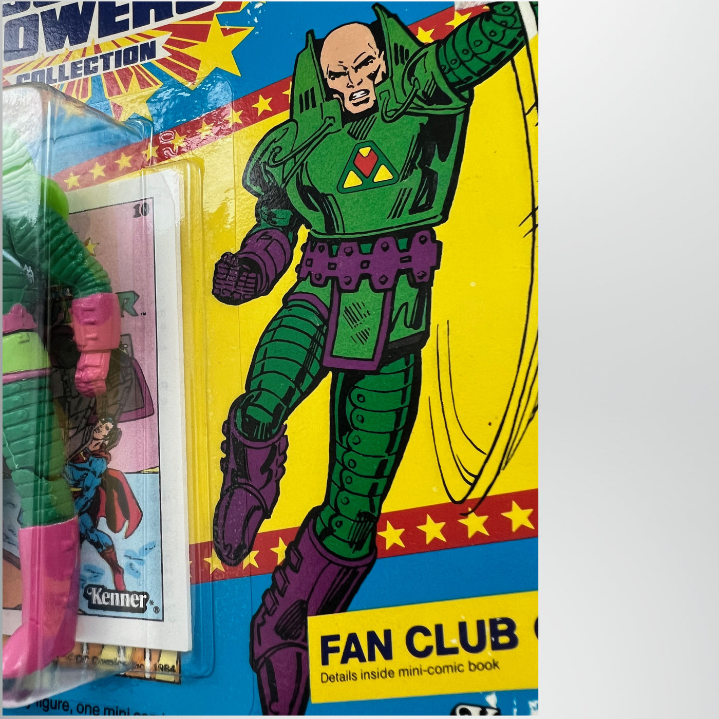 Vintage 1984 Kenner Lex Luthor Action Figure New In Box