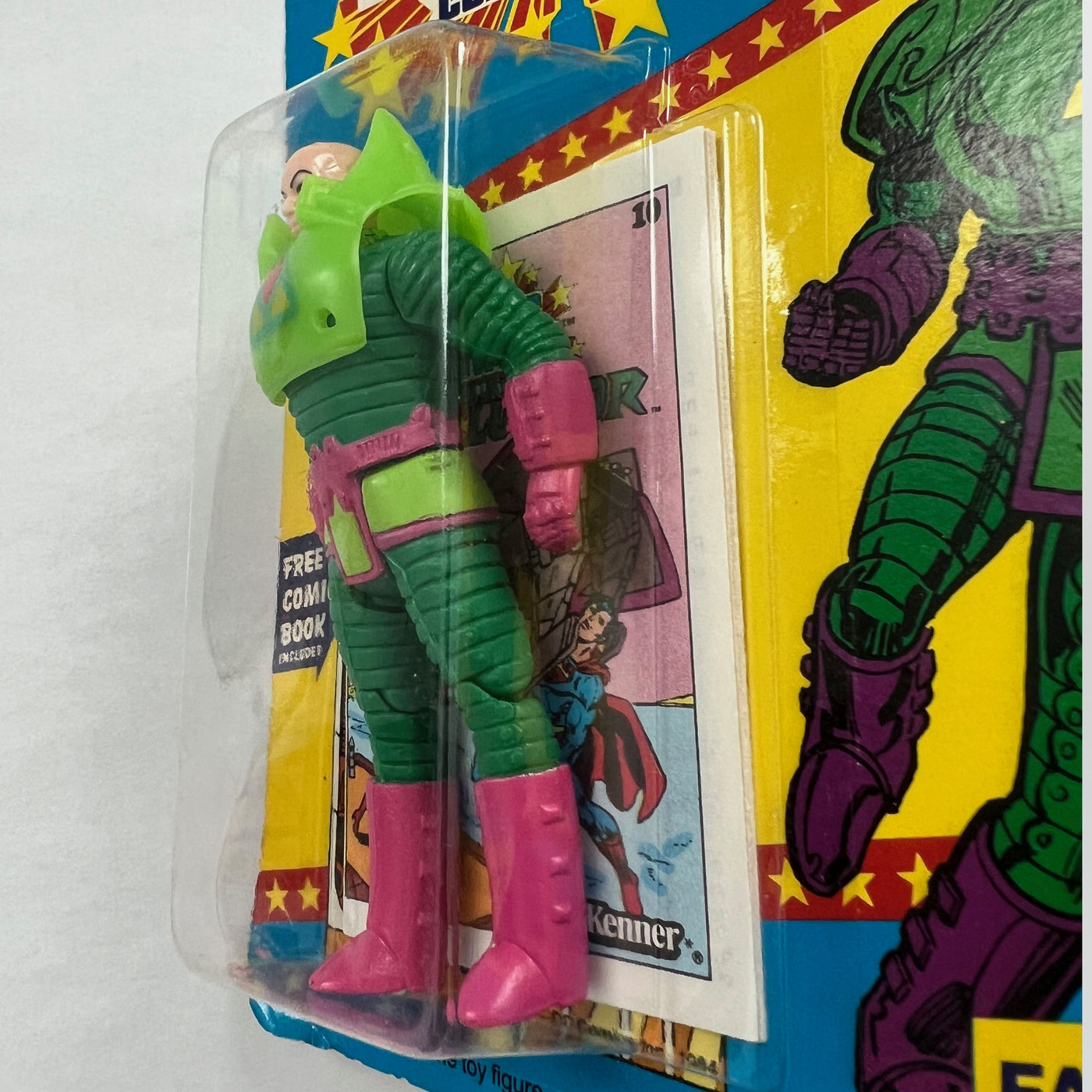 Vintage 1984 Kenner Lex Luthor Action Figure New In Box
