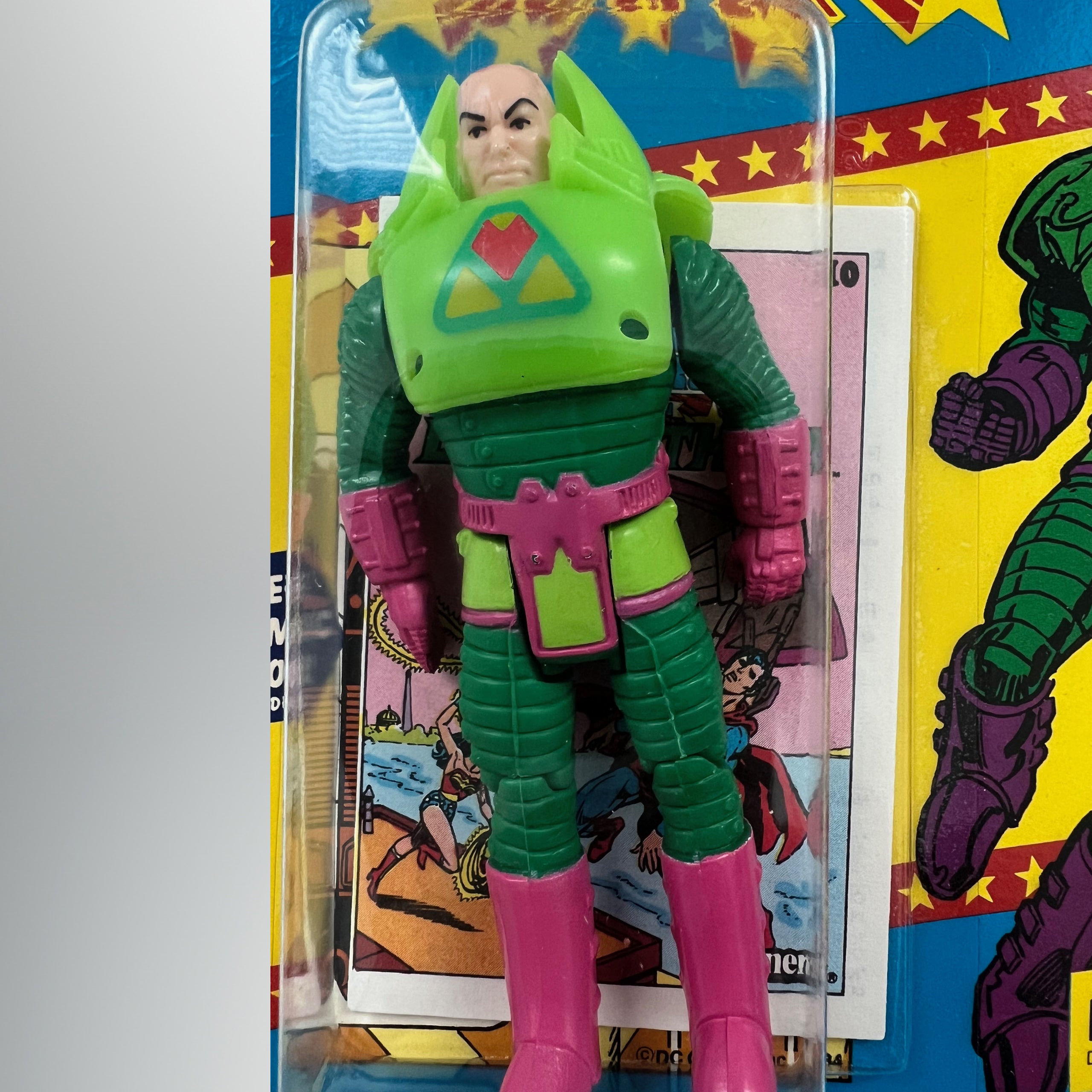 Vintage 1984 Kenner Lex Luthor Action Figure New In Box