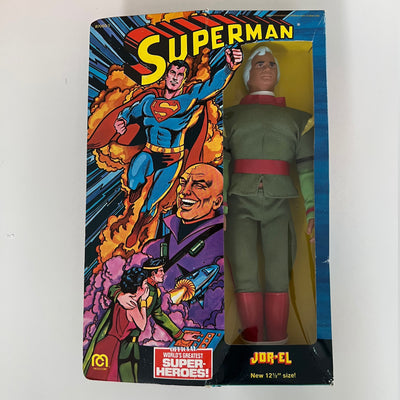 Vintage 1977 Mego 12" JOR-EL Superman Action Figure New In Box