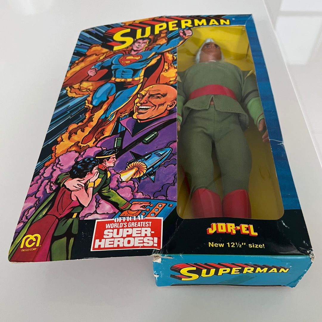 Vintage 1977 Mego 12" JOR-EL Superman Action Figure New In Box