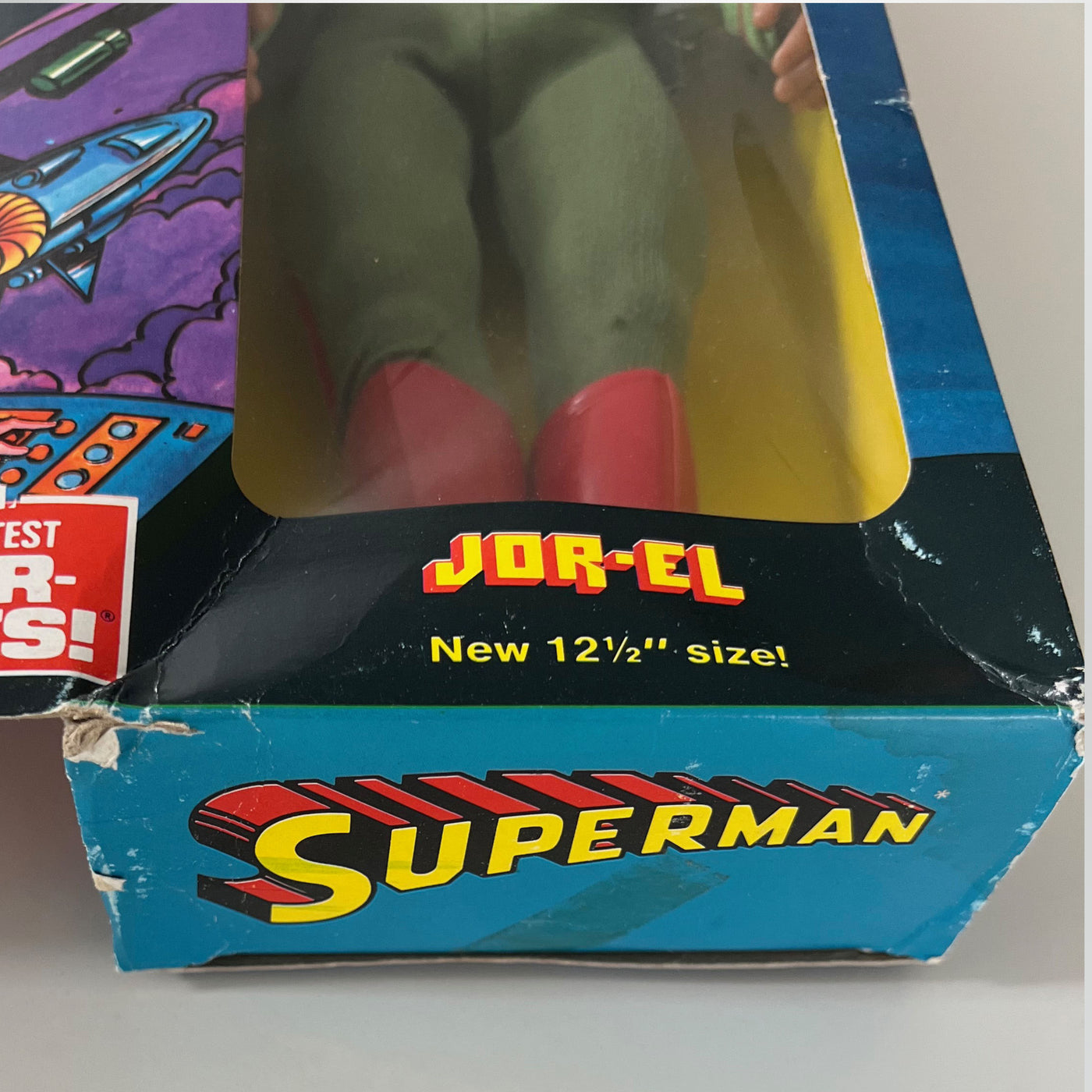 Vintage 1977 Mego 12" JOR-EL Superman Action Figure New In Box