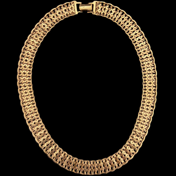 Vintage Monet Necklace gold tone