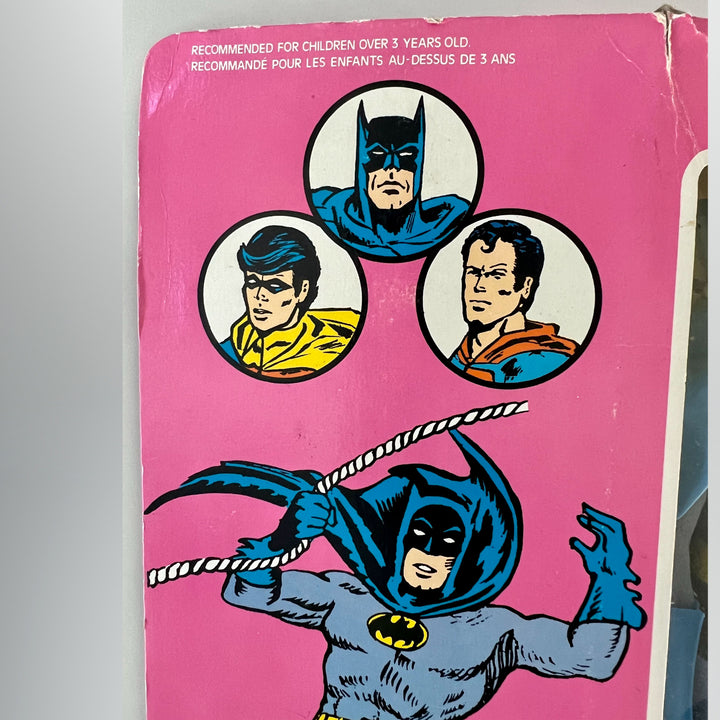 Vintage 1970s Original Batman Mego 12 inch Action Figure New in Box