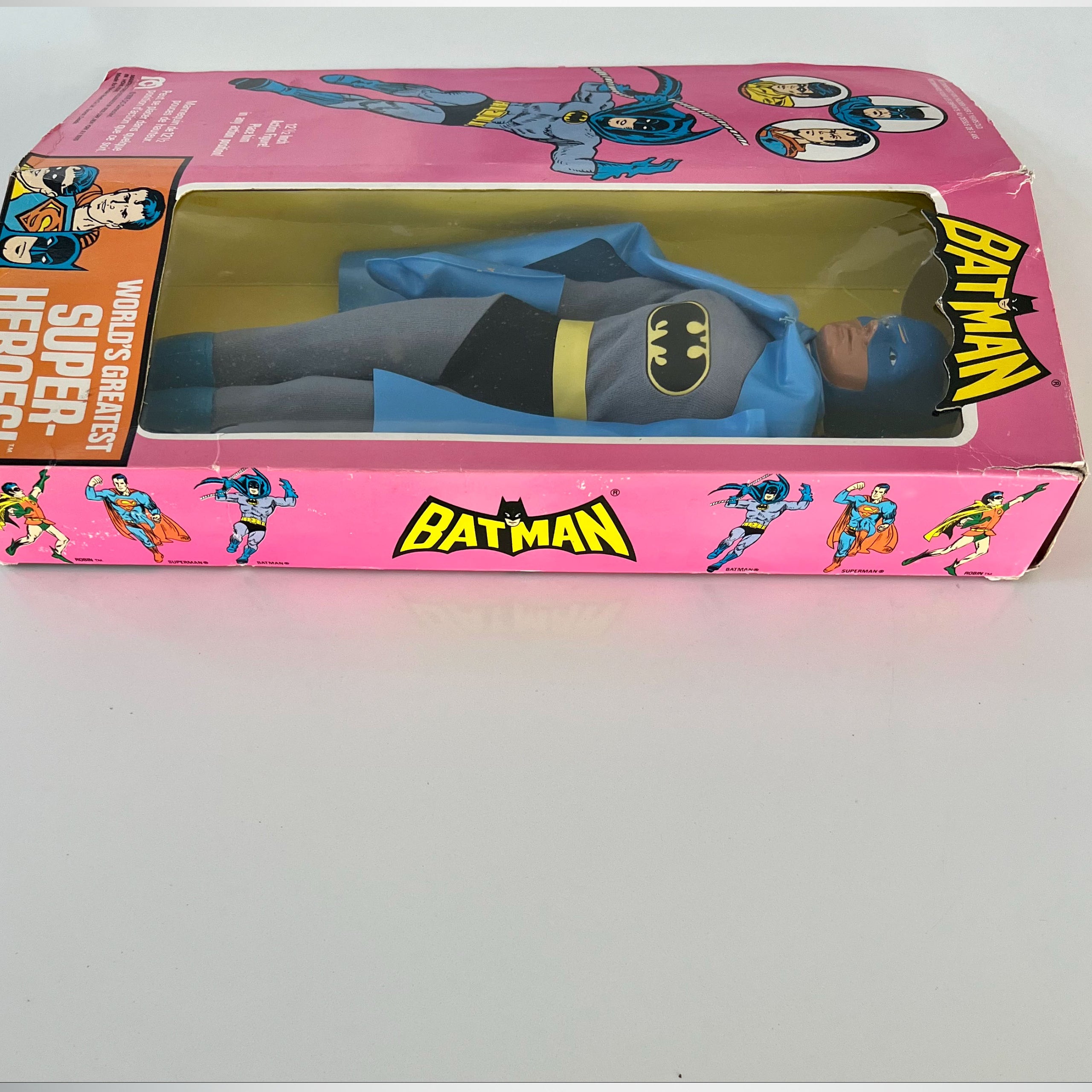 Vintage 1970s Original Batman Mego 12 inch Action Figure New in