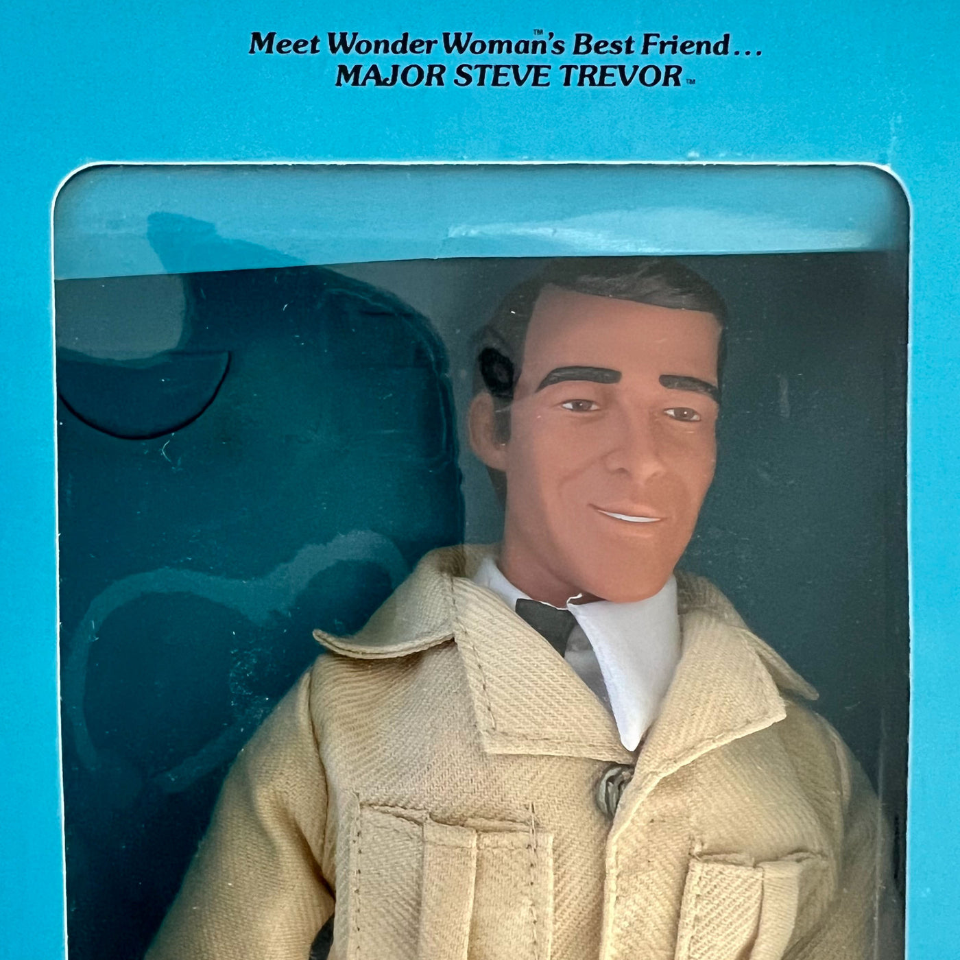 Vintage Original 1970s Mego Wonder Woman Steve Trevor Action Figure New In Box