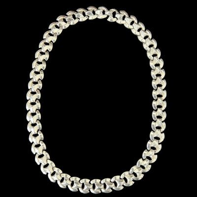 Vintage Trifari Silver Tone Necklace