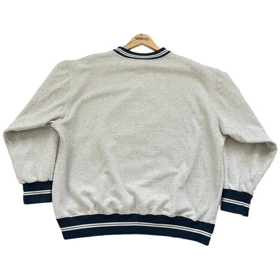 Rare vintage Walt Disney World Tour Embroidered Grey Crew Neck Sweater XL