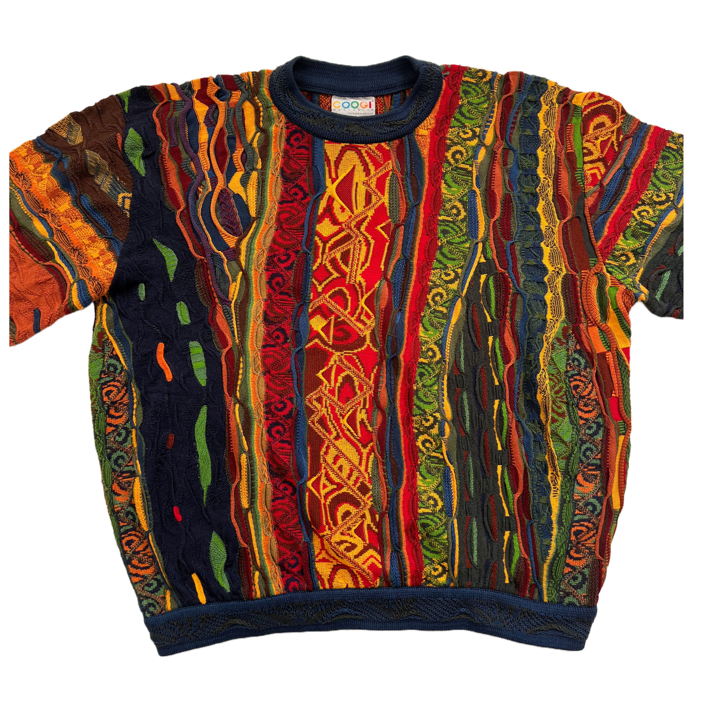 Vintage Coogi Multi Color Cotton Sweater
