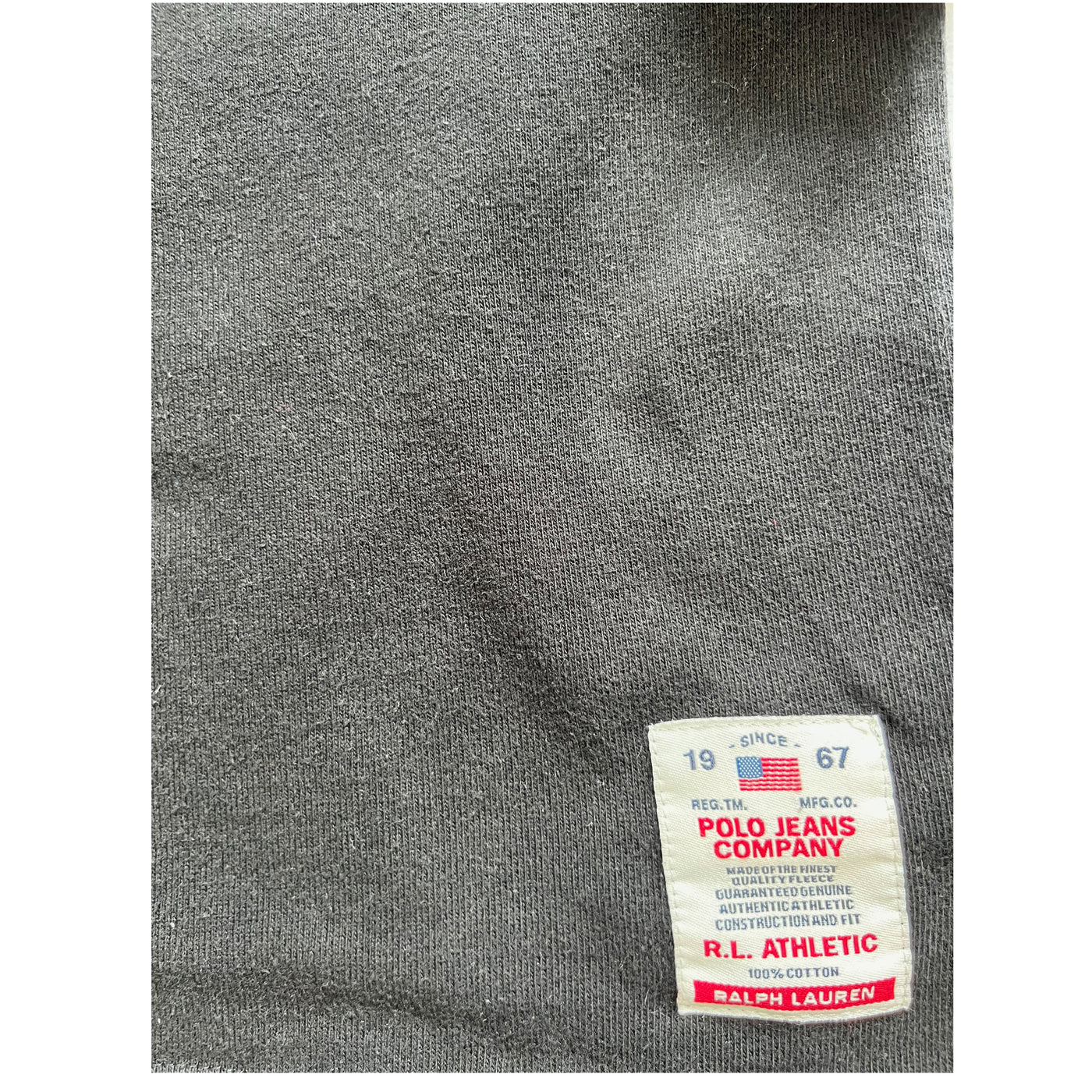 Vintage Ralph Lauren Polo Jeans long sleeve RL 67 Rugby Sweatshirt.